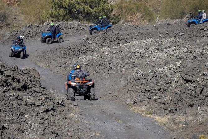 1 1/2 - 2 Hours Guided Excursion of Etna by Quad - What the first off-road stretch really feels like
