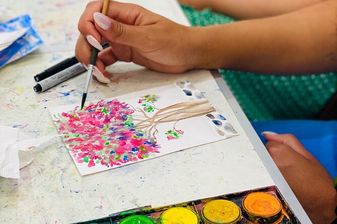 1 Hour Watercolor Workshop in Parikia Paros! - Drying-Time Tips and a Gallery Stroll