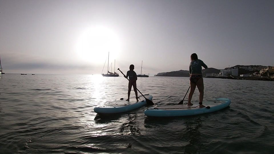 2h Sunset Paddle Board Session in Gran Canaria - On the Water at Sunset: Gliding, Technique, and Calmer Seas