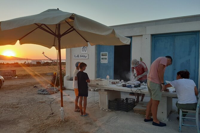 3-Hour Marble Workshop Creating your own Souvenir out of ( Paros ) Marble - Key highlights you’ll feel right away