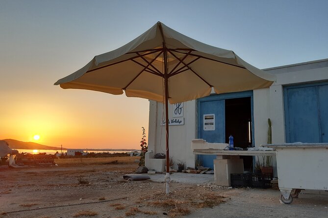 3-Hour Marble Workshop Creating your own Souvenir out of ( Paros ) Marble - Sunset over Antiparos: why the 5pm start feels smart