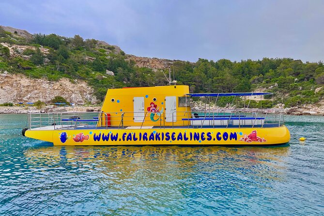 3 Hour Yellow Semi Submarine Swimming Cruise with Drinks Included! - Faliraki Beach Cruising: The Scenic Between the Swim Stops