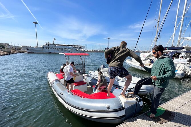 3 Hours Guided Dinghy Tour: Cagliari, Caves and Sella del Diavolo - Stop 4: Sella del Diavolo Cove for Turquoise-Water Photos