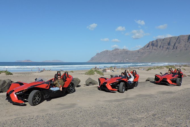3 Hours Guided Tour with Polaris SLINGSHOT Around Lanzarote - Price and value: $205.59 per group (up to 2)
