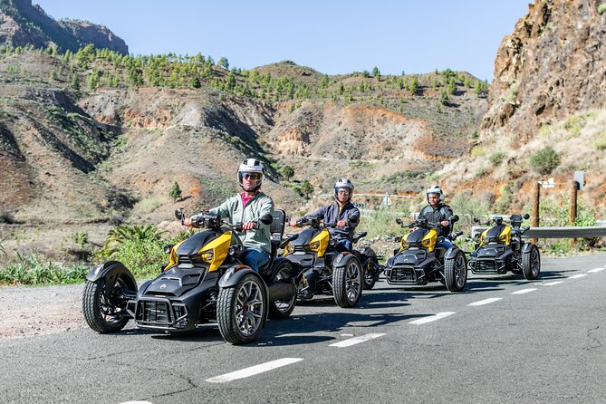 3 Wheel Motorcycle like Quad/Buggy Tour Gran Canaria (Maspalomas) - Stop 2: Maspalomas area breaks and local texture