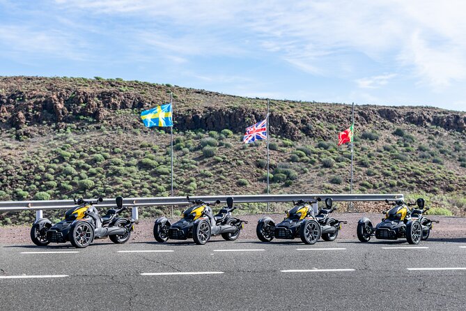 3 Wheel Motorcycle like Quad/Buggy Tour Gran Canaria (Maspalomas) - Stop 3: Playa de Amadores for ocean views and easy photo time