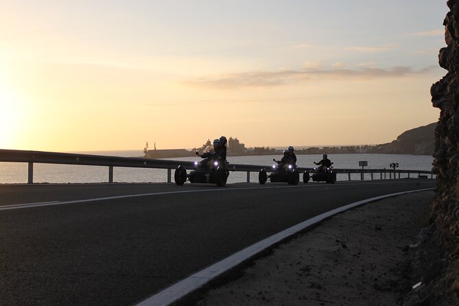 3 wheels motorcycle Coast Tour - Ryker - Gran Canaria Maspalomas - Stop 1: El Pajar and the coastal road momentum
