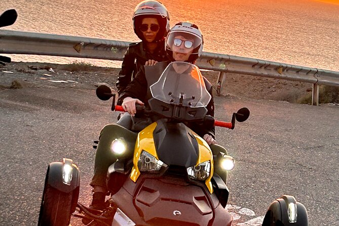 3 wheels motorcycle Coast Tour - Ryker - Gran Canaria Maspalomas - Stop 4: Playa de Amadores and the hilltop viewpoint