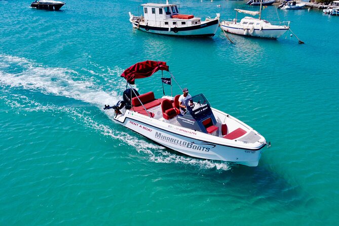 4-Hour Private Boat Rental Without Skipper at Agios Nikolaos - Agriomantra Beach: Gorge Exit Beauty With Picnic Potential