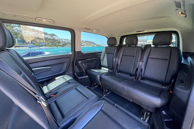 4 Hour Private Island Tour in Mykonos - Mykonos in a day - The air-conditioned route: what you get between stops