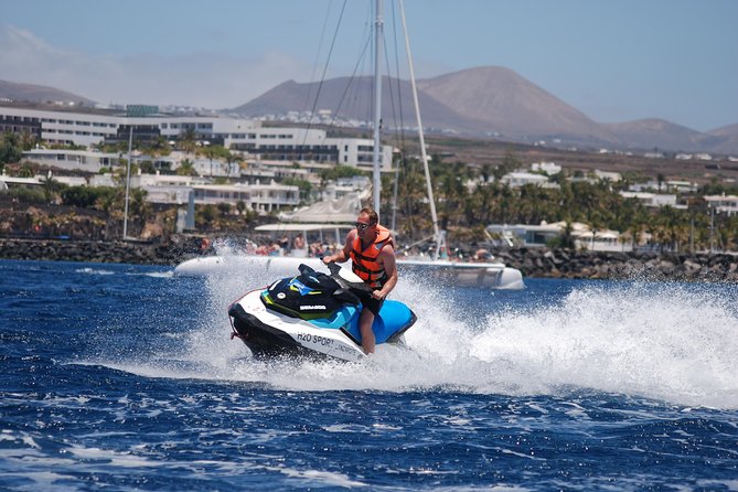 40min Jet Ski at Playa Quemada Lanzarote - On the Water: Spray, Speed, and the Two-Seater Option