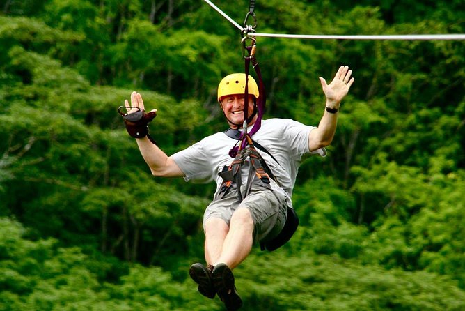 5 Hour Off-Road ATV+ Zipline+ Waterfall Rappelling+ Tractor Jungle Tour - El Encanto Waterfall rappelling: wet, intense, and very doable with good coaching