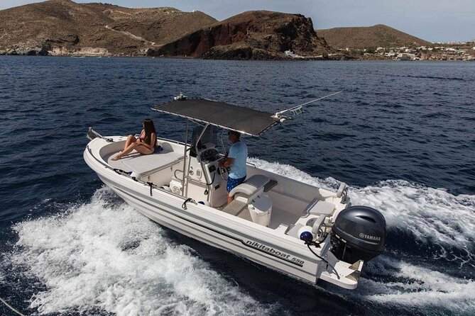 5 Hours Boat Rental in Santorini - Where you start: Vlichada and how wind can shape your route