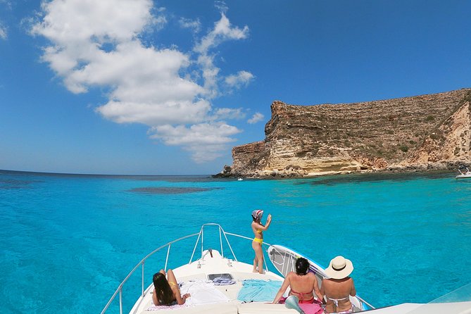 7 hours Boat trip to Lampedusa lunch, SUP and Snorkeling - La Tabaccara: Your 50-Minute Hit of Crystal-Clear Water