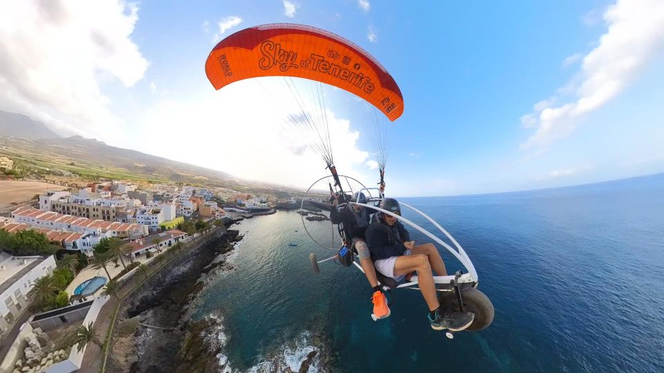 Adeje: Paratrike Flying Tour with Hotel Pickup and Photos - From helmet to harness: what makes this paratrike feel safe