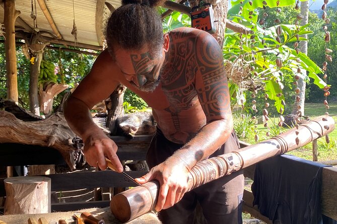 Adventurous Escape to Hakaui Valley - Marquesan Artwork After Lunch: 14:30 Village Creativity Time