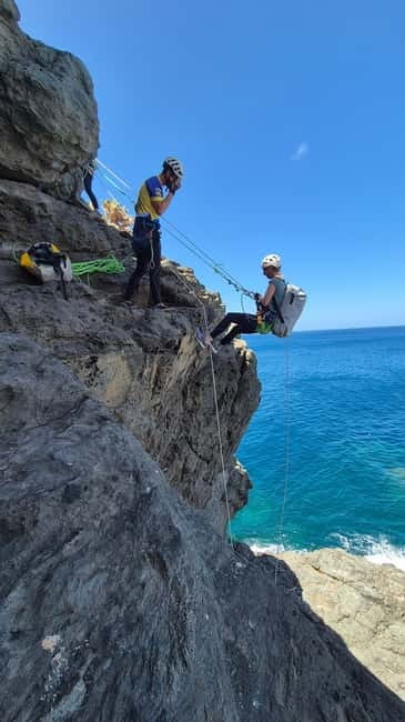 Agaete: Gran Canaria Coasteering. Marine Ferrata and Zipline - Safety gear, guide support, and the skill level reality check