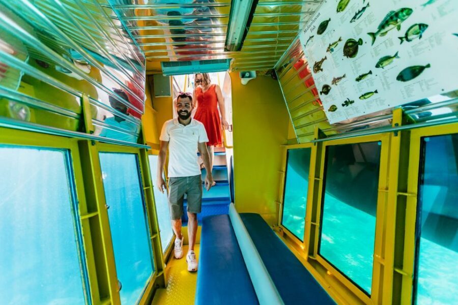 Agios Nikolaos: Semi-Submarine Cruise - Second Act on Deck: Views of the Bay From Above