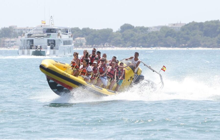 Alcudia: Speedboat Tour of Northern Mallorca & Hotel Pickup - Platja del Coll Baix: Where the Snorkel Stop Pays Off