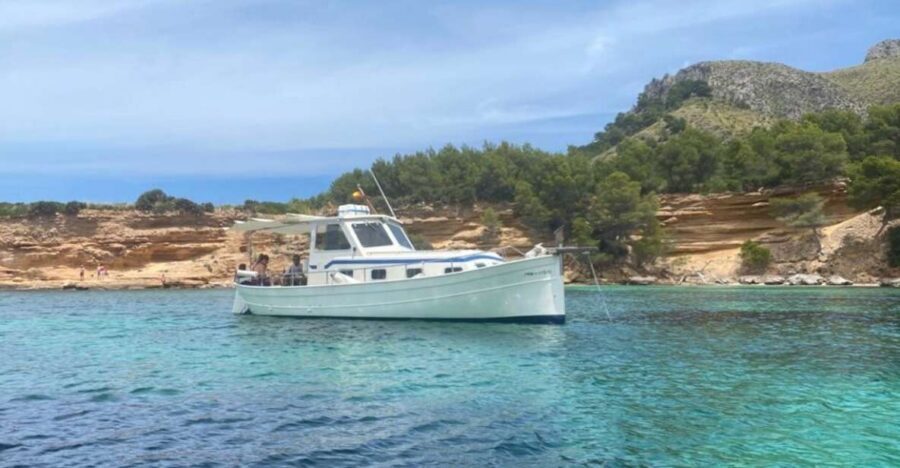 Alcudia: Traditional Wooden Boat Trip with Snorkeling - Entering The North Coast On A Classic Llaüt
