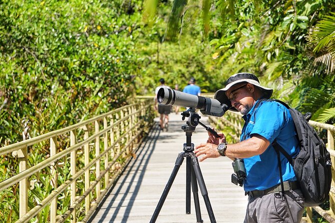 All Inclusive National Park Manuel Antonio with Binoculars - Naturalist guide + binoculars: how you actually spot wildlife here