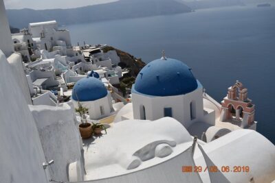 All of Santorini in 6 hours (private) - Firostefani: the first volcano viewpoint for photos in 15 minutes