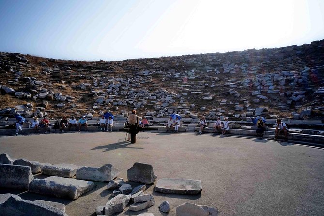 Ancient Delos Tour - Listening Equipment and the Wind: Whisper System Costs