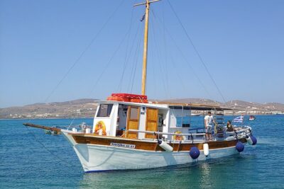Antiparos & Despotiko Kaiki Cruise — Coves, Swim & BBQ - Panteronisi (the Blue Lagoon feel): swim timing is everything