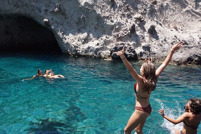 Antiparos & Despotiko Kaiki Cruise — Coves, Swim & BBQ - Despotiko: where the BBQ and the calm become the main event
