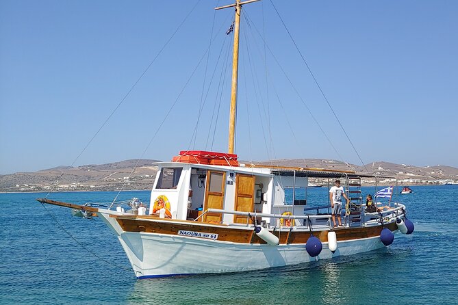 Antiparos & Despotiko Kaiki Cruise — Coves, Swim & BBQ - Panteronisi (the Blue Lagoon feel): swim timing is everything