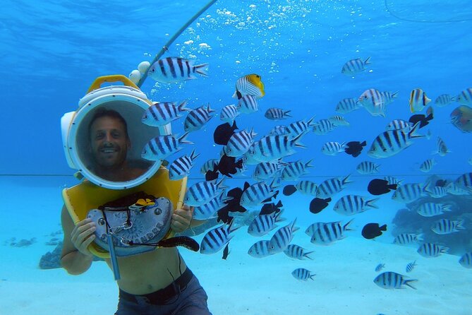 Aqua Safari Introductory Helmet Dive (Underwater Walk) - Before You Get in: gear fitting, safety briefing, and ear comfort