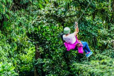 Arenal Canopy and Horseback Riding Adventure - First step: pickup in La Fortuna and getting kitted out