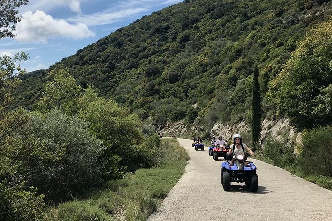 ATV Quad Guided Sightseeing/ Exploring Tour@The Pink Palace Corfu - Ano Pavliana And The Agios Ilias Church Lookout: A Steep Path Worth The View