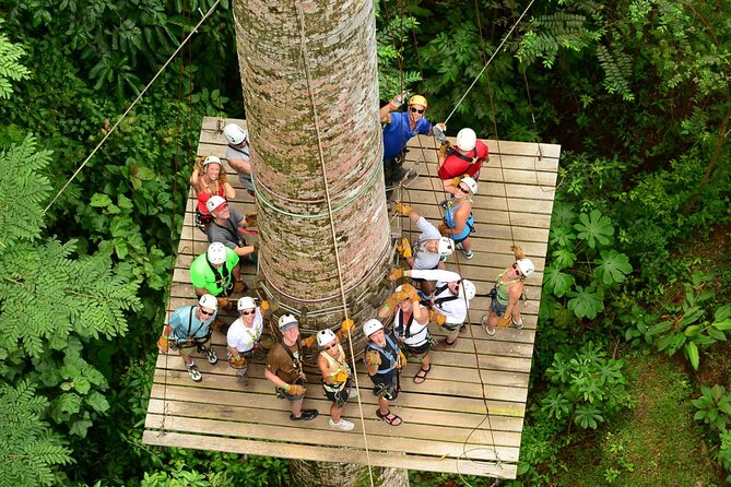 ATV + Zipline + Waterfall + Rainforest Lunch COMBO - The day in one sentence: speed, mud, water, then lunch with a view