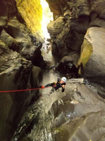 Azores: Canyoning in Salto do Cabrito - Salto do Cabrito: where the action starts near Ribeira Grande