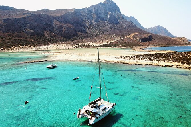 Balos & Gramvousa Luxury Catamaran Sailing Cruise from Kissamos - A Luxury Day at Sea That Actually Feels Relaxed