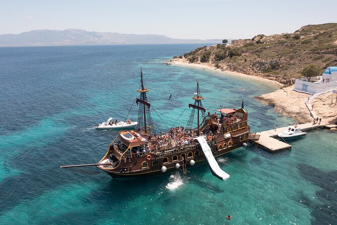 Barco De Pirata Cruise at 3 Islands in Greece - Kalymnos stop: beach time and quick swims