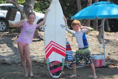 Beginner Surf Classes - Where you meet and how the day starts (Domi Plaza and the Costa Rica Explorer base)