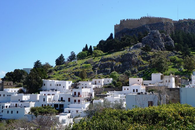BEST OF RHODES ISLAND - PRIVATE TOUR - SHORE EXCURSION - FULL DAY - 4 People - Mandraki Harbor Stops: Colossus Lore and the Church of Annunciation