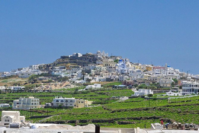 Best of Santorini, Private 4 hour Island tour including Oia - Venetsanos (Santo) Winery: wine, gravity, and caldera views
