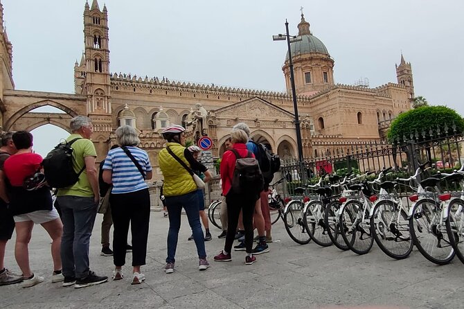 Bike tour of the historic center of Palermo with tasting - Norman Palace and Teatro Massimo: impressive exteriors, inside is optional