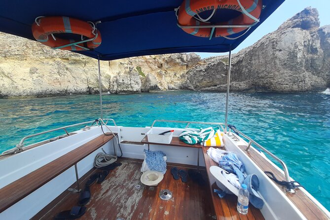 Boat Charters Blue lagoon, Crystal Lagoon, Comino, Malta 4hr trip - What’s Included on Board (and What You’ll Still Need)