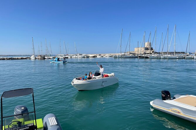 Boat excursion to the island of Favignana - Favignana stops: Red Cove, Blue Cove, Sea Ox, and the Cave of Lovers