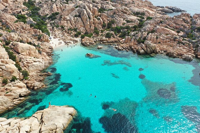 Boat Tour Full Day La Maddalena, Caprera, Spargi, Budelli - Cala Coticcio (10:45 am): protected waters and Caprera’s ravines