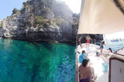 Boat tour Giardini Naxos Taormina Isola Bella Blue Grotto - Taormina from the water: theater views and coves you skip on land