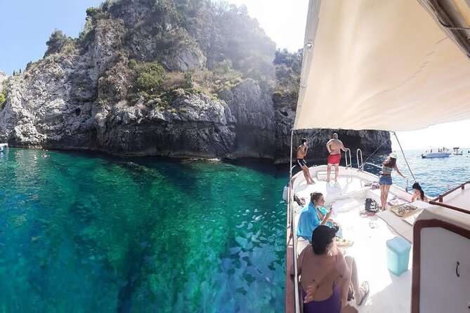 Boat tour Giardini Naxos Taormina Isola Bella Blue Grotto - Taormina from the water: theater views and coves you skip on land