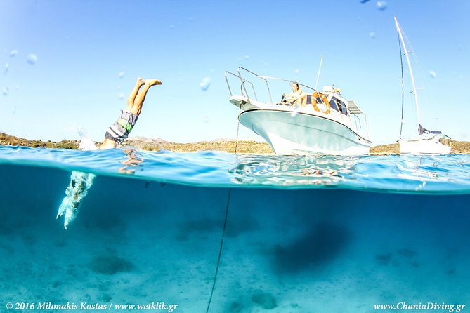 Boat Trip in Crete with Guided Snorkeling and Free Pick up! - Akrotiri Peninsula cruising: bays, coast views, and a calmer start