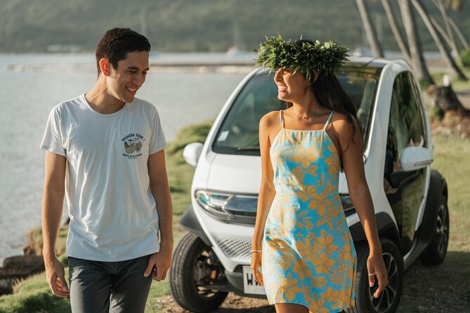 Bora Bora Electric Fun Car Rental - Electric Twizy-Style Fun Cars for Bora Bora’s 32 km Circuit