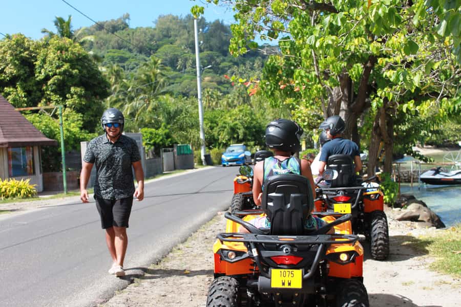 Bora Bora: Island Tour and Mountains Getaway by Quad Bike - From Vaitape Up to Amanahune Plateau: The Lagoon in Many Blues