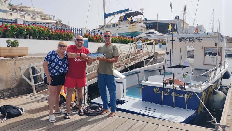 Bottom fishing & light trolling Puerto Calero, Lanzarote - Puerto Calero to the Fishing Grounds: How a 4-Hour Trip Really Feels